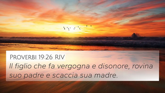Proverbi 19:26 RIV Bible Verse Image
