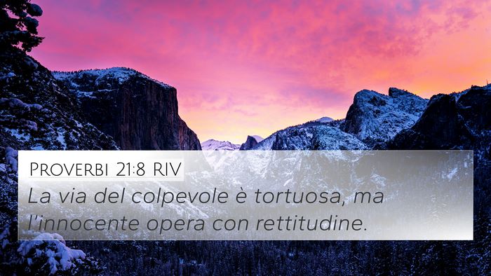 Proverbi 21:8 RIV Bible Verse Image