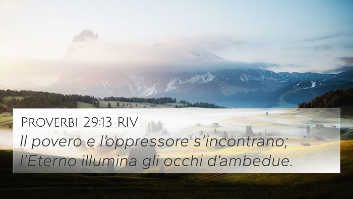 Proverbi 29:13 RIV Bible Verse Image