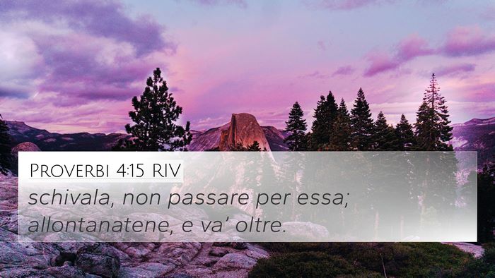 Proverbi 4:15 RIV Bible Verse Image