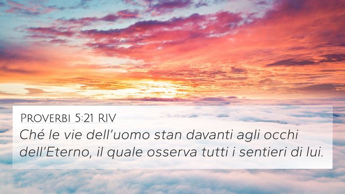 Proverbi 5:21 RIV Bible Verse Image
