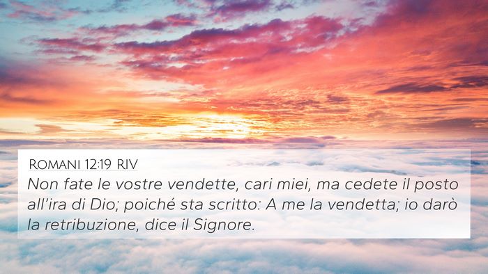 Romani 12:19 RIV Bible Verse Image