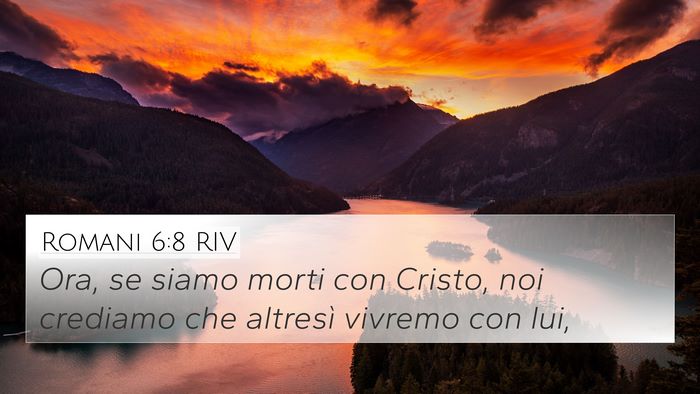 Romani 6:8 RIV Bible Verse Image