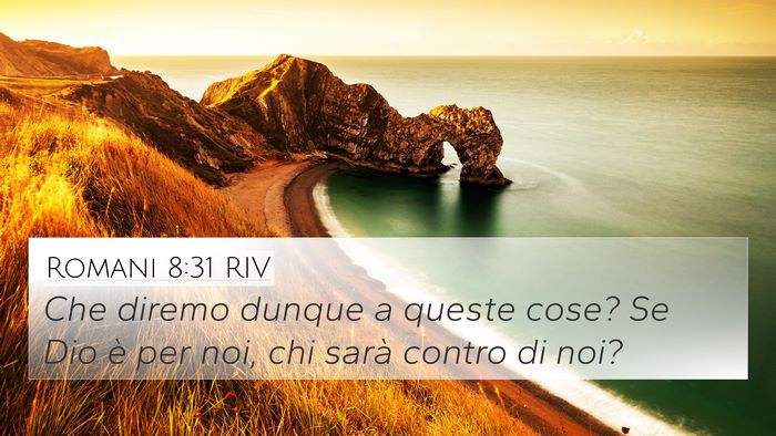 Romani 8:31 RIV Bible Verse Image