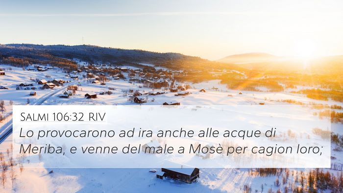 Salmi 106:32 RIV Bible Verse Image
