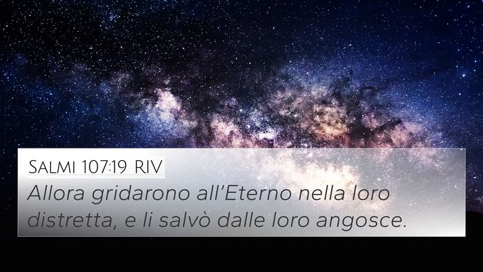 Salmi 107:19 RIV Bible Verse Image
