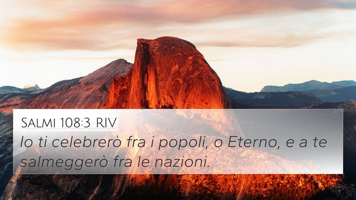 Salmi 108:3 RIV Bible Verse Image
