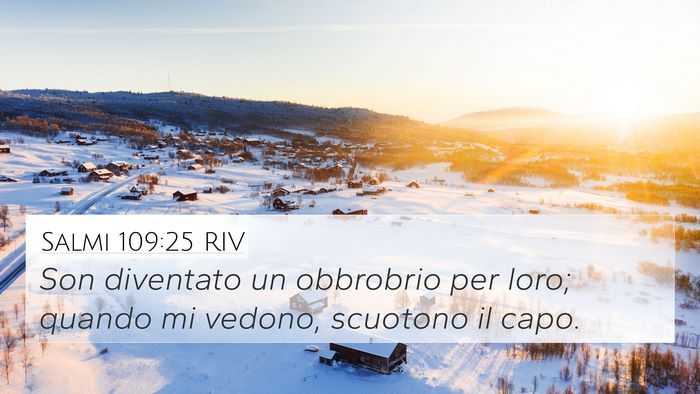 Salmi 109:25 RIV Bible Verse Image