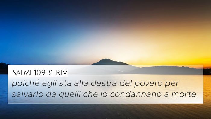Salmi 109:31 RIV Bible Verse Image