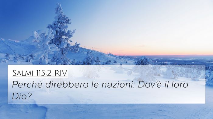 Salmi 115:2 RIV Bible Verse Image