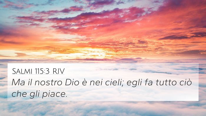 Salmi 115:3 RIV Bible Verse Image
