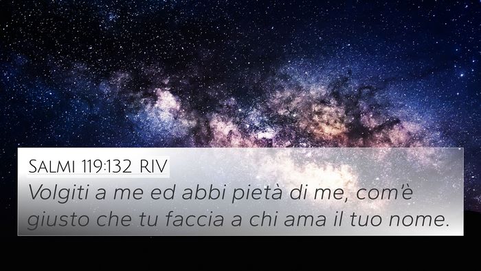 Salmi 119:132 RIV Bible Verse Image