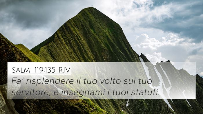 Salmi 119:135 RIV Bible Verse Image