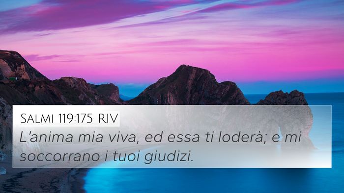 Salmi 119:175 RIV Bible Verse Image