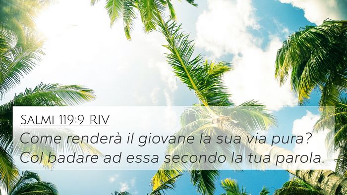 Salmi 119:9 RIV Bible Verse Image