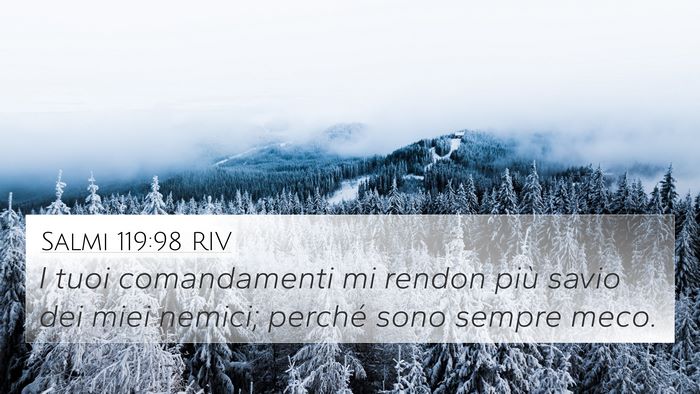 Salmi 119:98 RIV Bible Verse Image