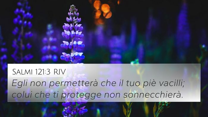 Salmi 121:3 RIV Bible Verse Image