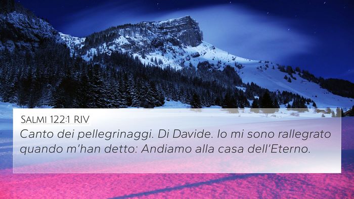 Salmi 122:1 RIV Bible Verse Image