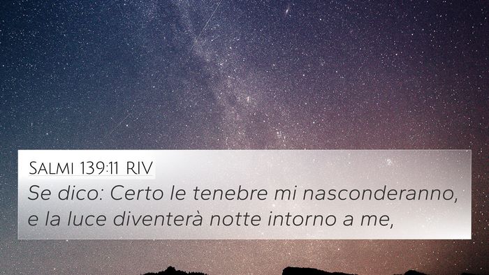 Salmi 139:11 RIV Bible Verse Image