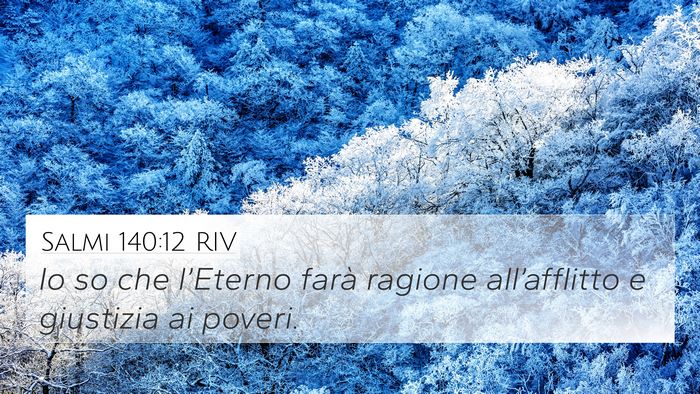 Salmi 140:12 RIV Bible Verse Image