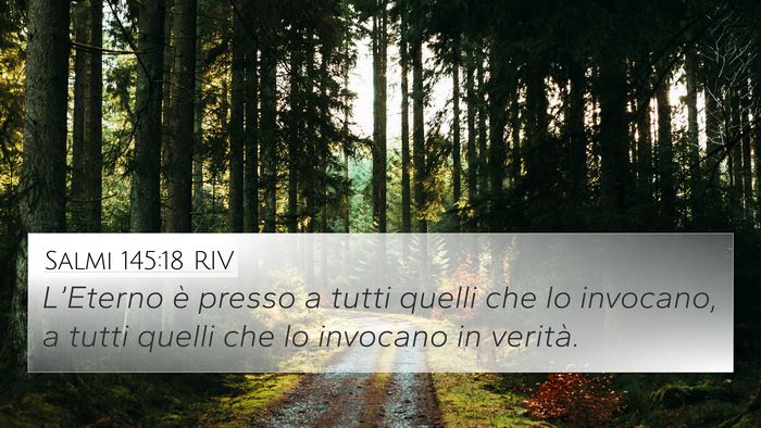 Salmi 145:18 RIV Bible Verse Image