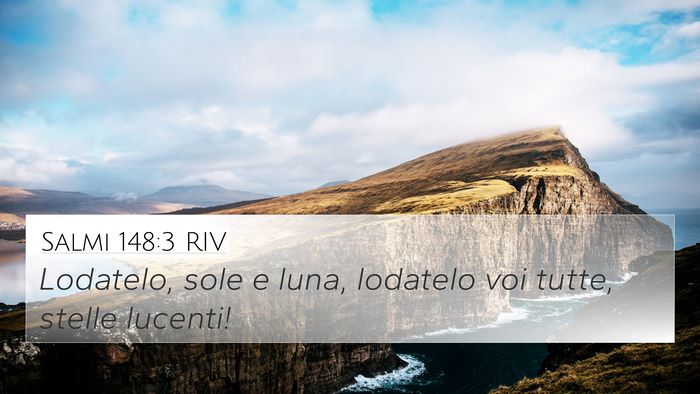 Salmi 148:3 RIV Bible Verse Image