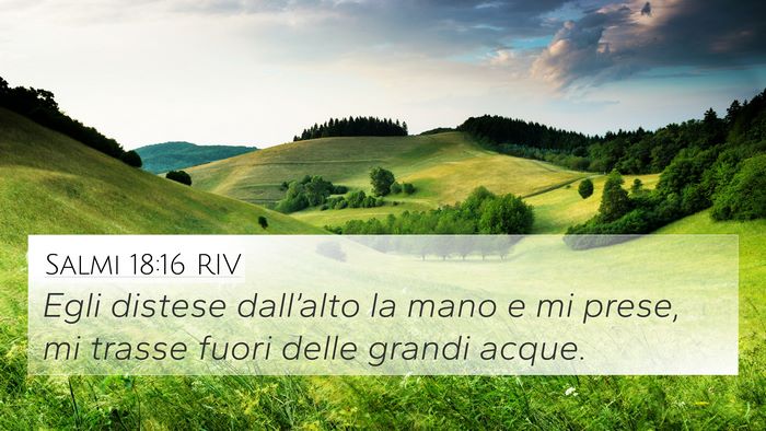 Salmi 18:16 RIV Bible Verse Image