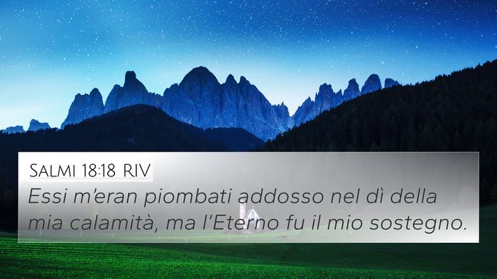 Salmi 18:18 RIV Bible Verse Image