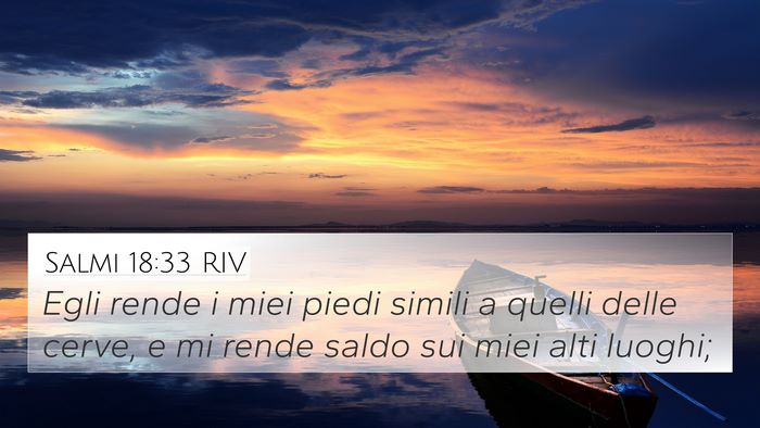 Salmi 18:33 RIV Bible Verse Image