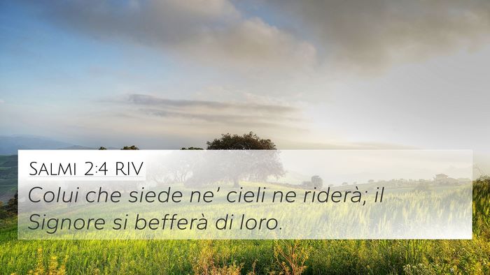 Salmi 2:4 RIV Bible Verse Image