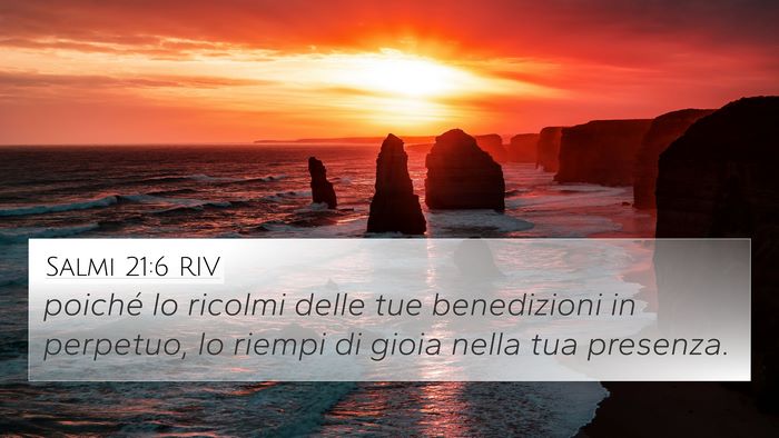 Salmi 21:6 RIV Bible Verse Image