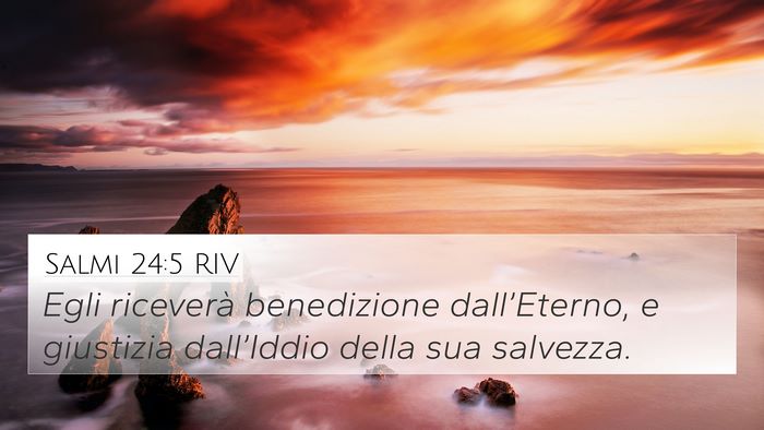 Salmi 24:5 RIV Bible Verse Image