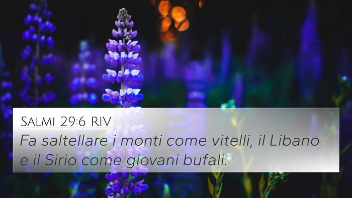 Salmi 29:6 RIV Bible Verse Image