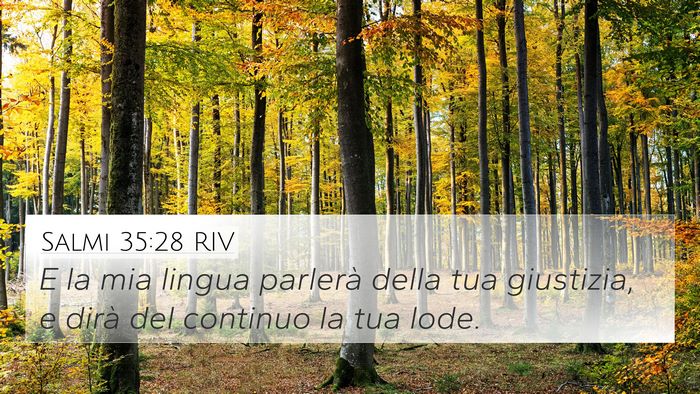 Salmi 35:28 RIV Bible Verse Image