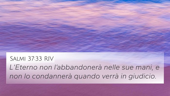 Salmi 37:33 RIV Bible Verse Image