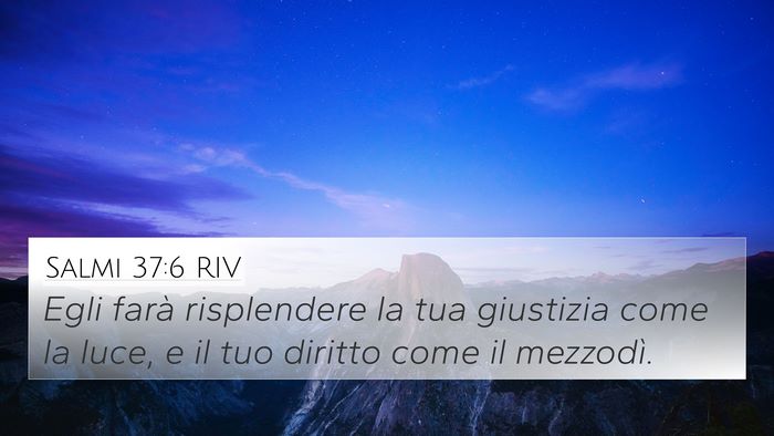 Salmi 37:6 RIV Bible Verse Image