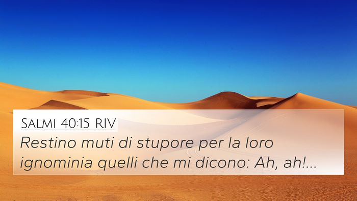 Salmi 40:15 RIV Bible Verse Image