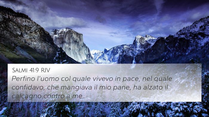 Salmi 41:9 RIV Bible Verse Image