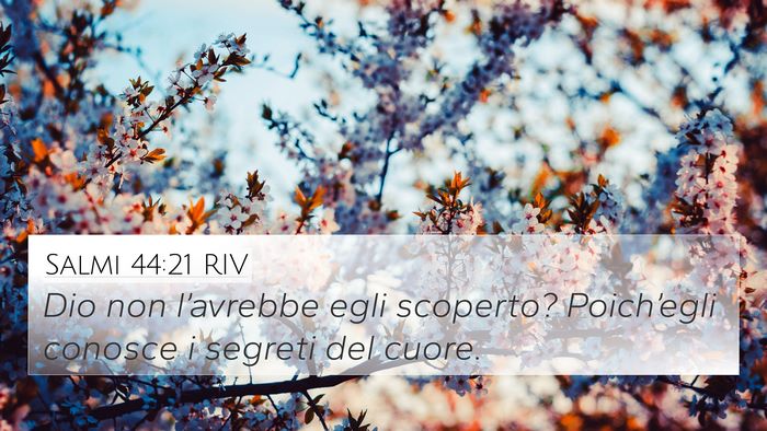 Salmi 44:21 RIV Bible Verse Image