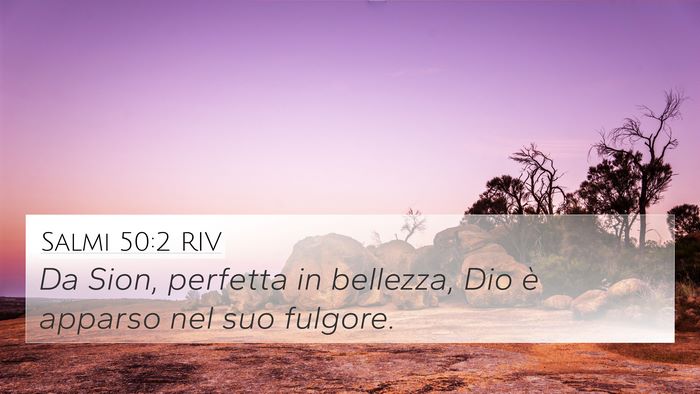Salmi 50:2 RIV Bible Verse Image