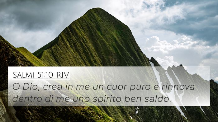 Salmi 51:10 RIV Bible Verse Image