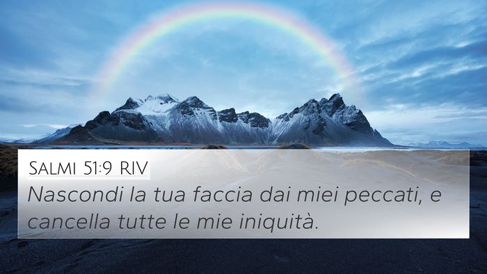 Salmi 51:9 RIV Bible Verse Image
