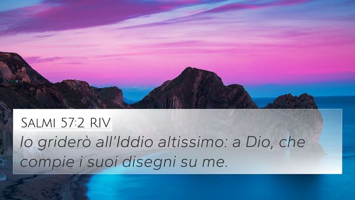 Salmi 57:2 RIV Bible Verse Image