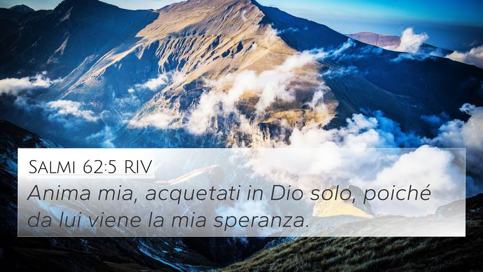 Salmi 62:5 RIV Bible Verse Image