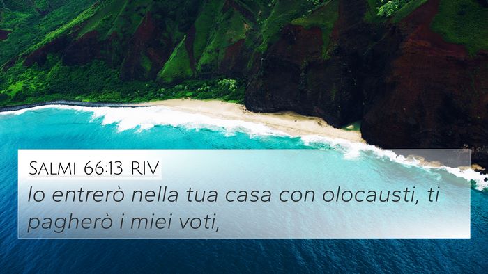 Salmi 66:13 RIV Bible Verse Image