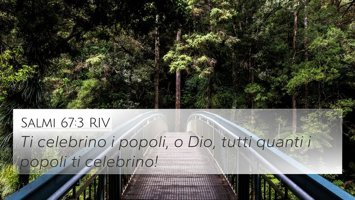 Salmi 67:3 RIV Bible Verse Image