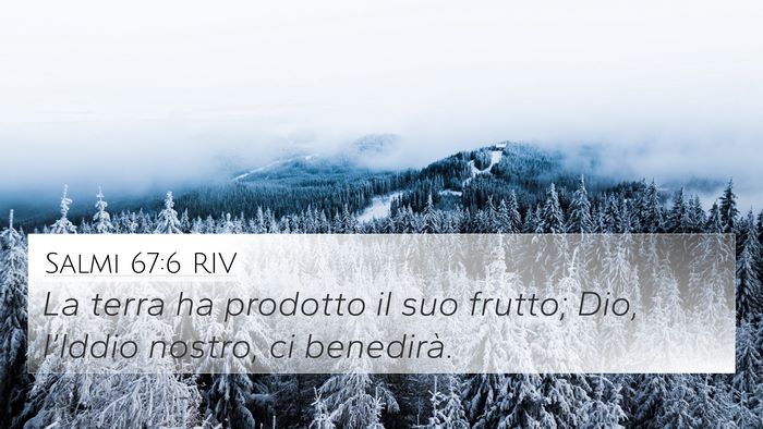Salmi 67:6 RIV Bible Verse Image