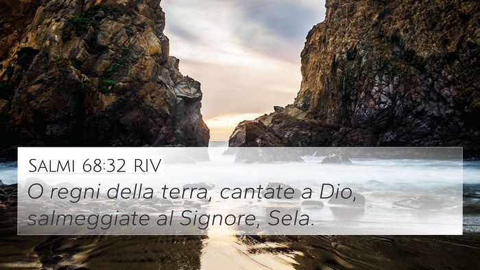 Salmi 68:32 RIV Bible Verse Image