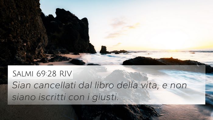 Salmi 69:28 RIV Bible Verse Image