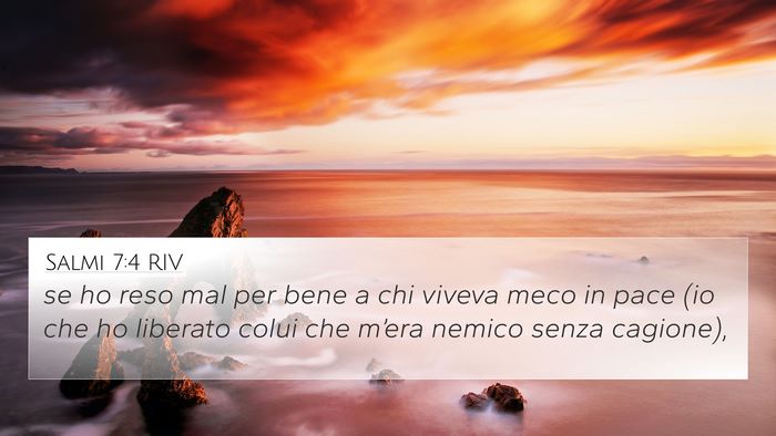 Salmi 7:4 RIV Bible Verse Image